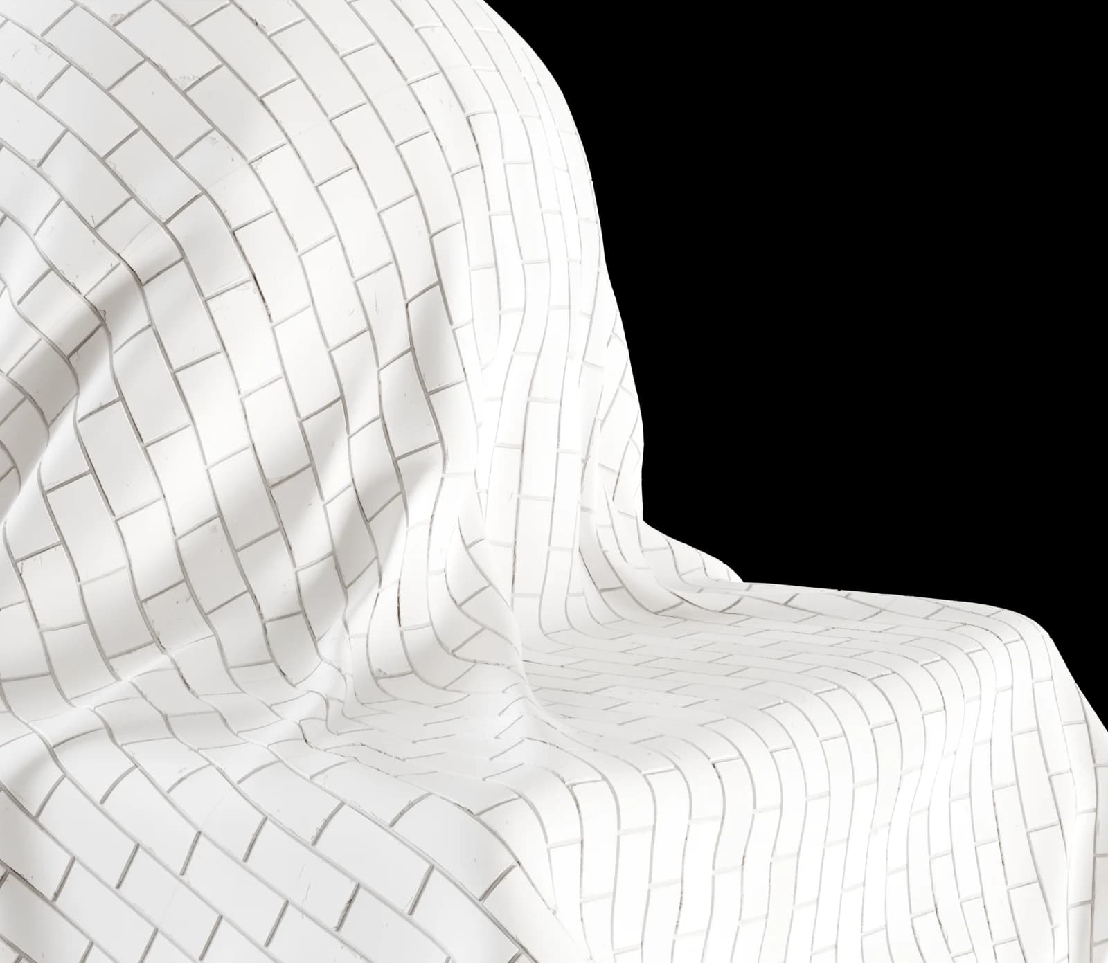Off-white painted brick 01 render 3 of 5