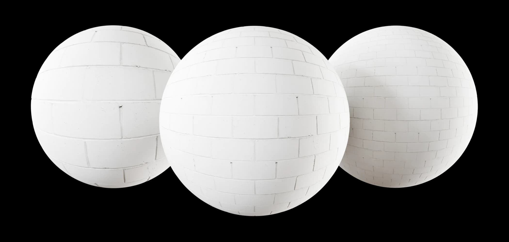 Off-white painted concrete block wall 02 render 1 of 5