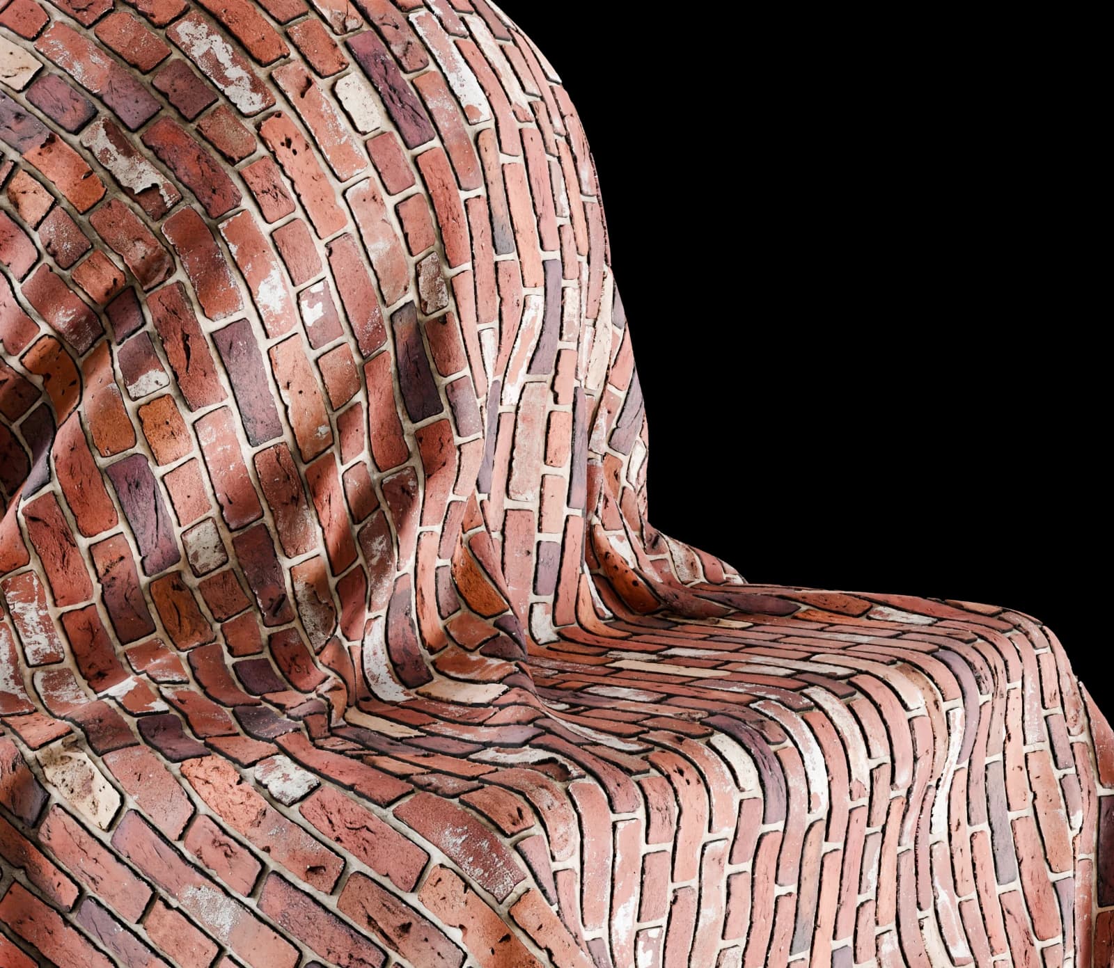 Old Red Brick Wall render 3 of 5