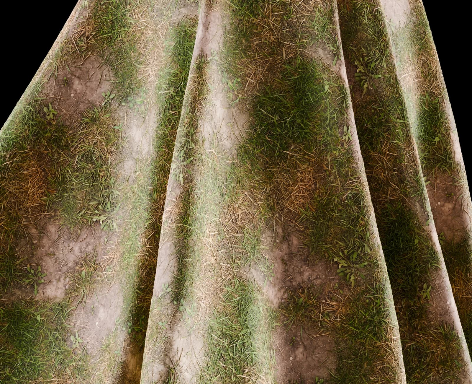 Patchy grass and earth 01 render 5 of 5