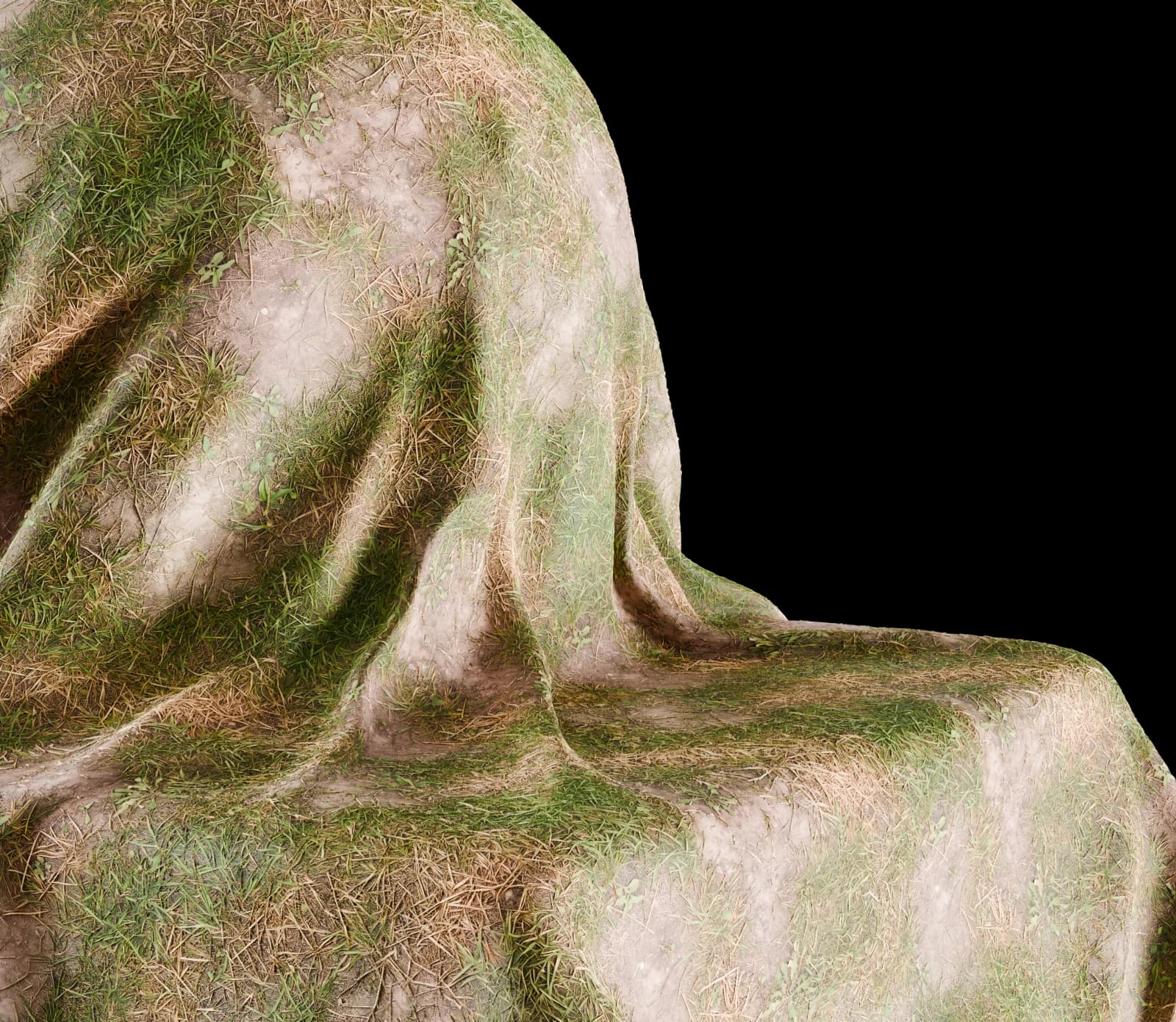 Patchy grass and earth 01 render 3 of 5
