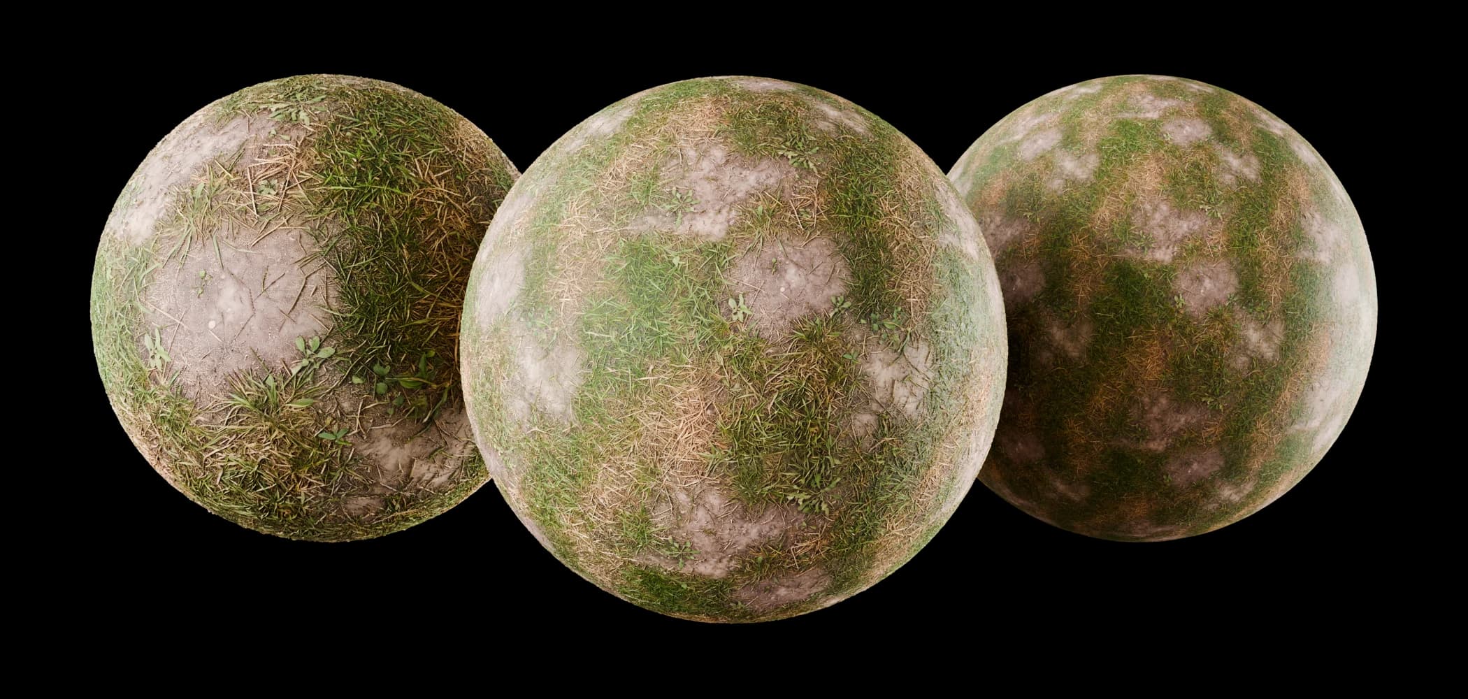 Patchy grass and earth 01 render 1 of 5