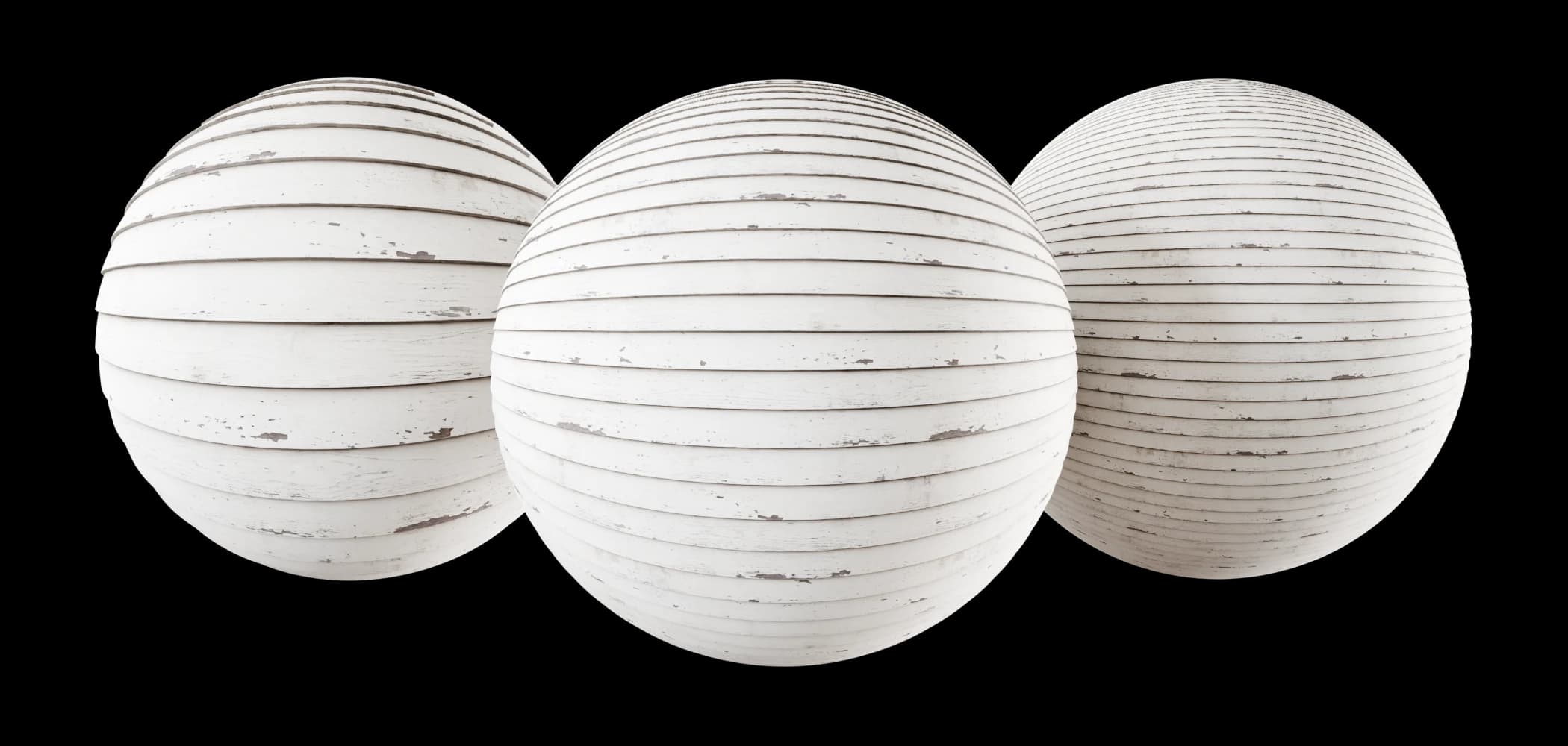 Peeling white-painted timber clapboard siding 01 render 1 of 5