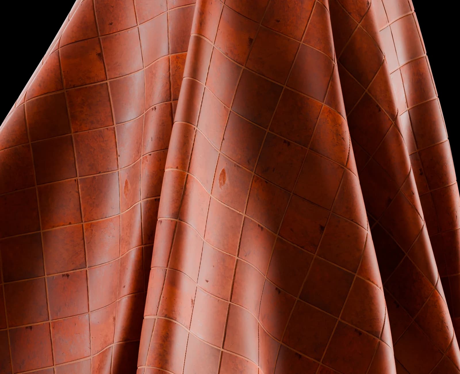 Russet textured ceramic floor tiles 01 render 5 of 5
