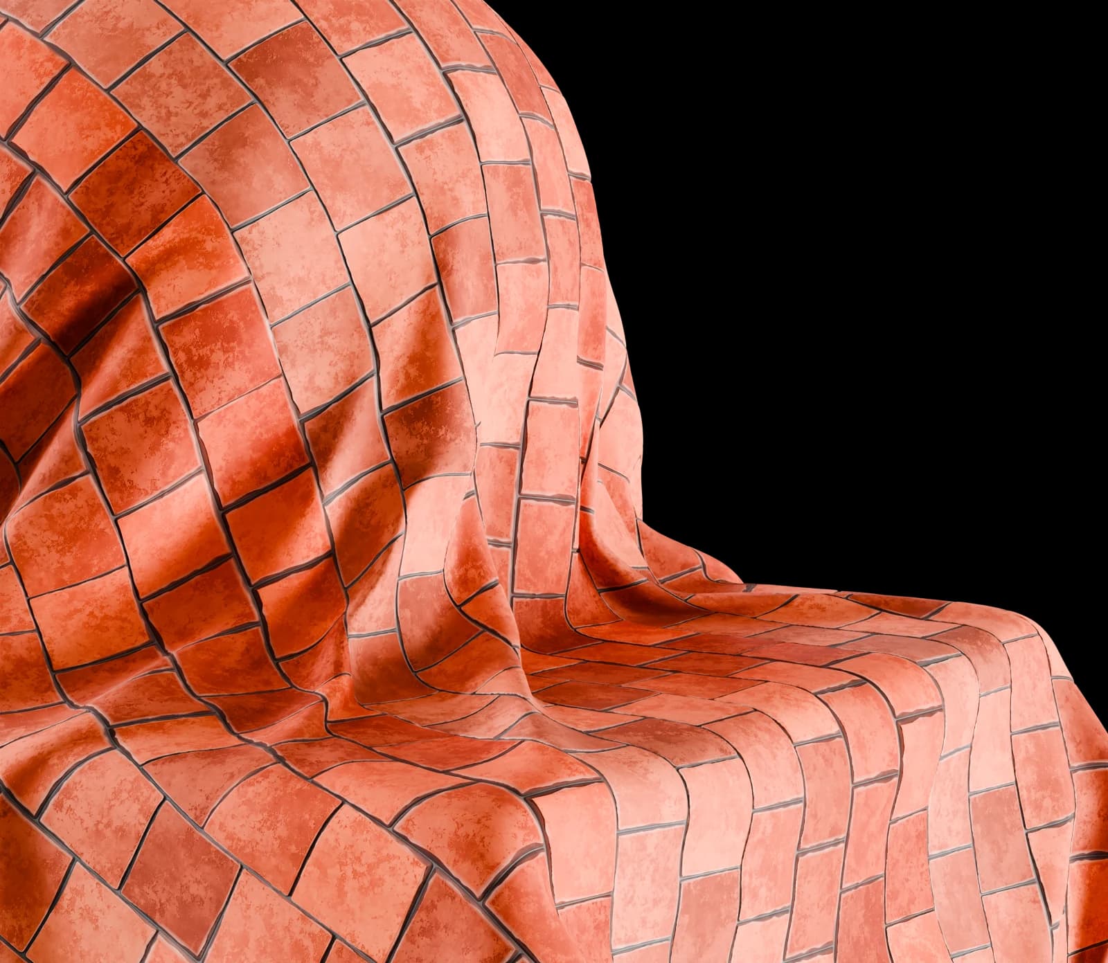 Rustic unglazed terracotta floor 01 render 3 of 5