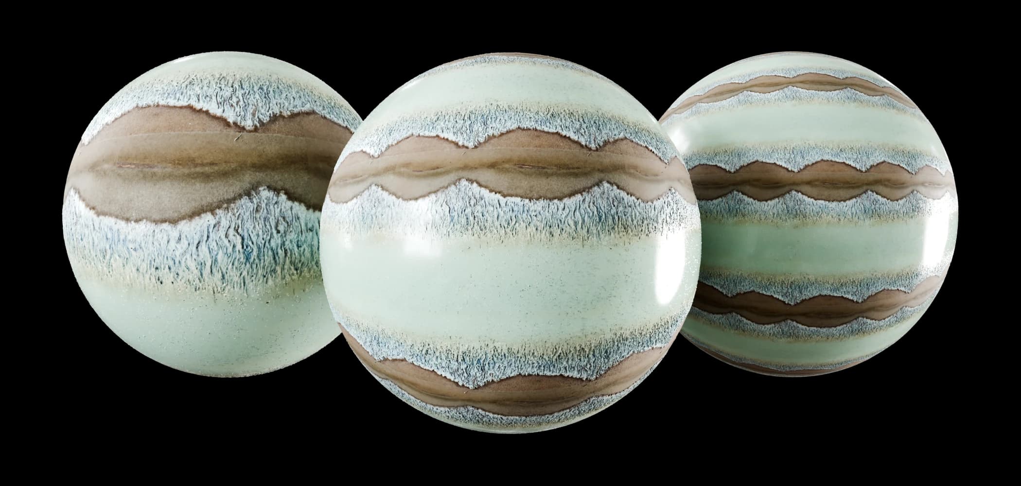 Seafoam Reactive Glaze render 1 of 5