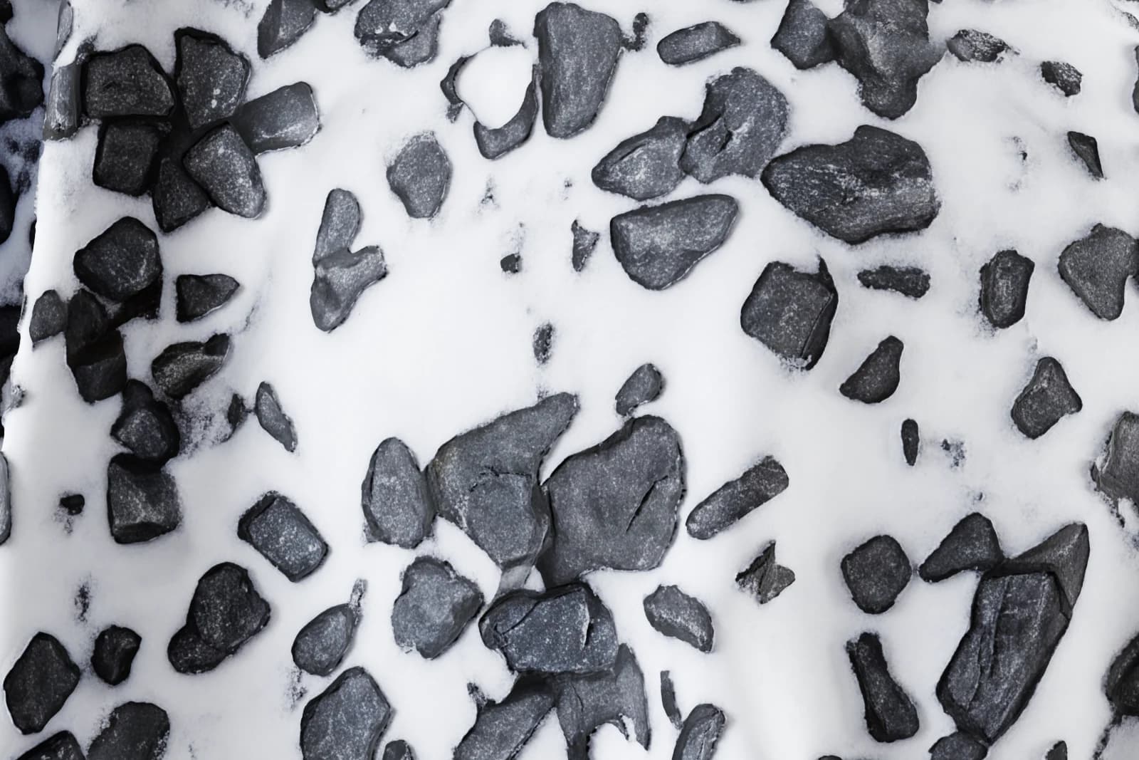 Snow-dusted gravel 02 render 2 of 5
