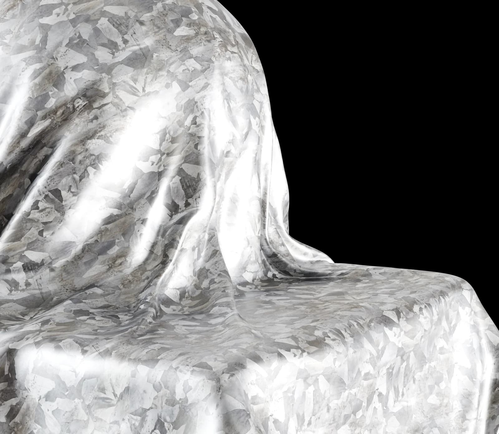 Spangled galvanized steel 02 render 3 of 5