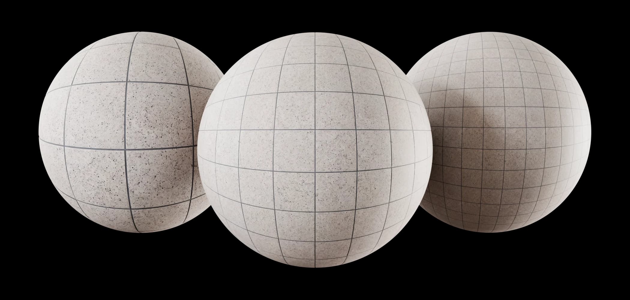Speckled ivory ceramic floor tiles 02 render 1 of 5