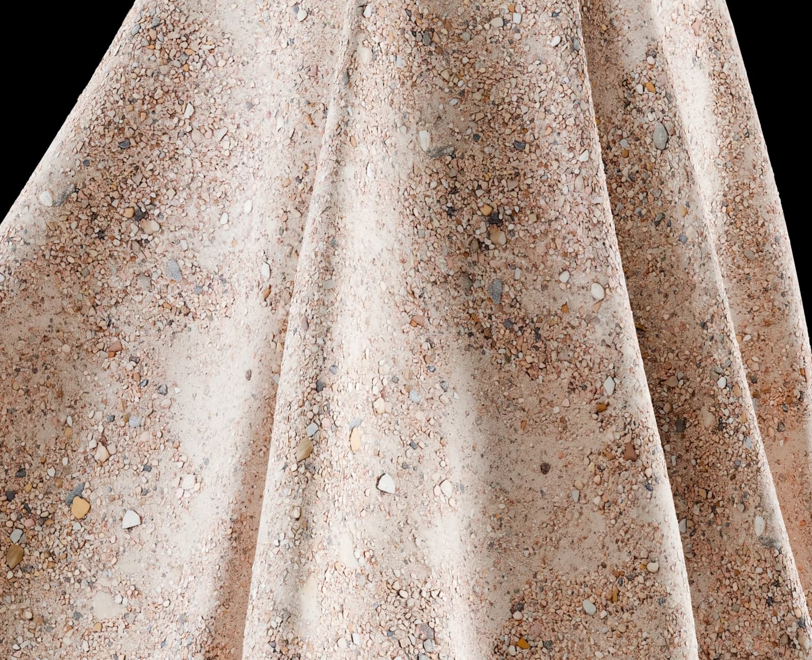 Tan sandy construction gravel 01 render 5 of 5