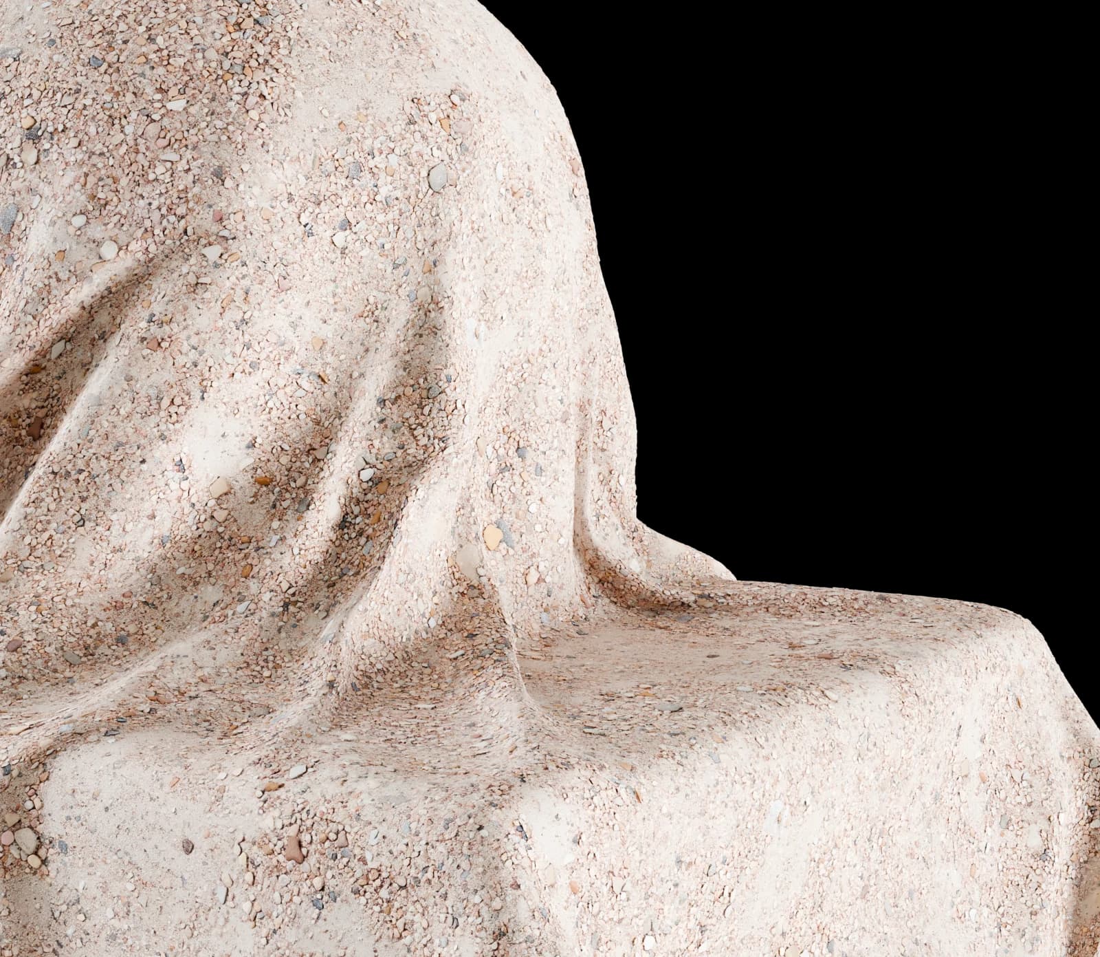 Tan sandy construction gravel 01 render 3 of 5