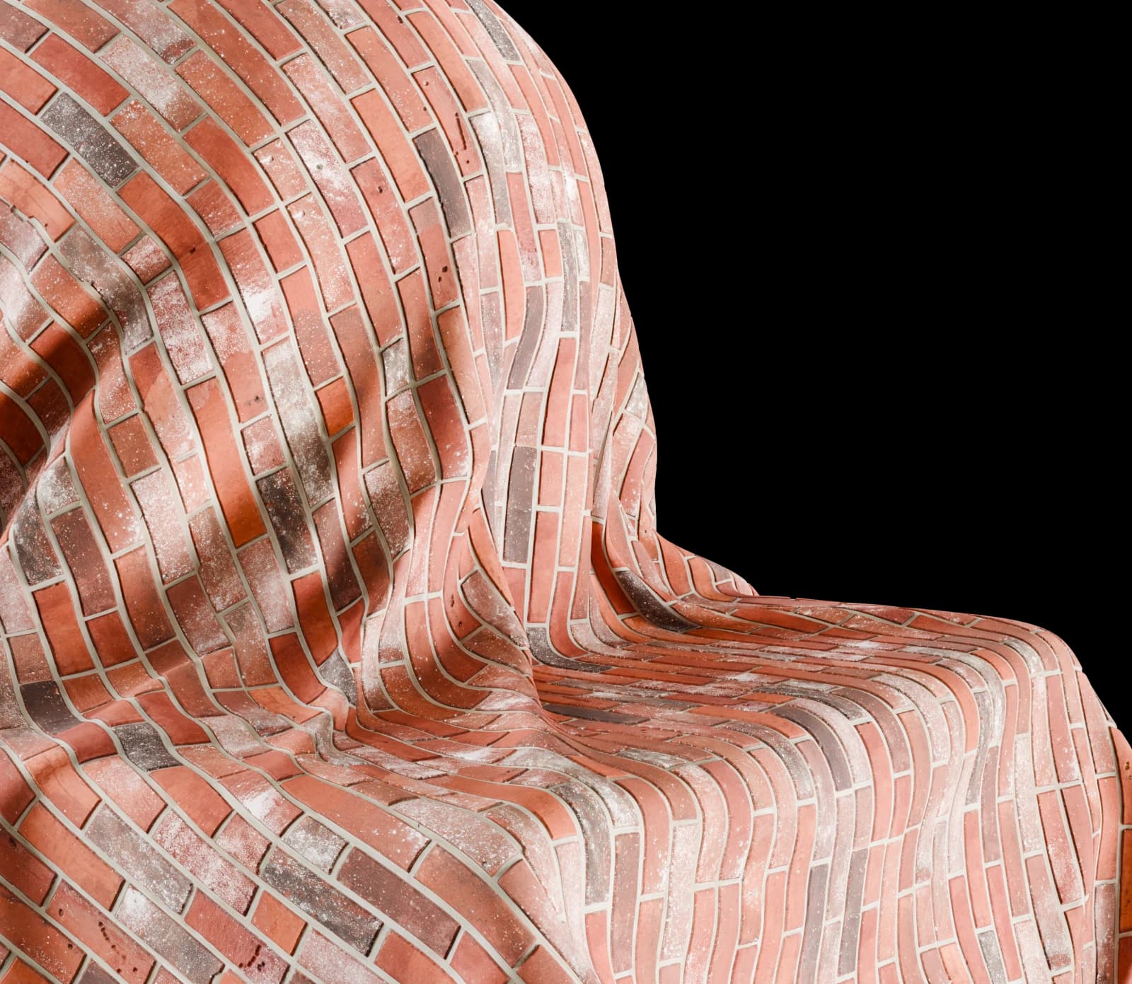 Variegated red clay brick masonry 01 render 3 of 5