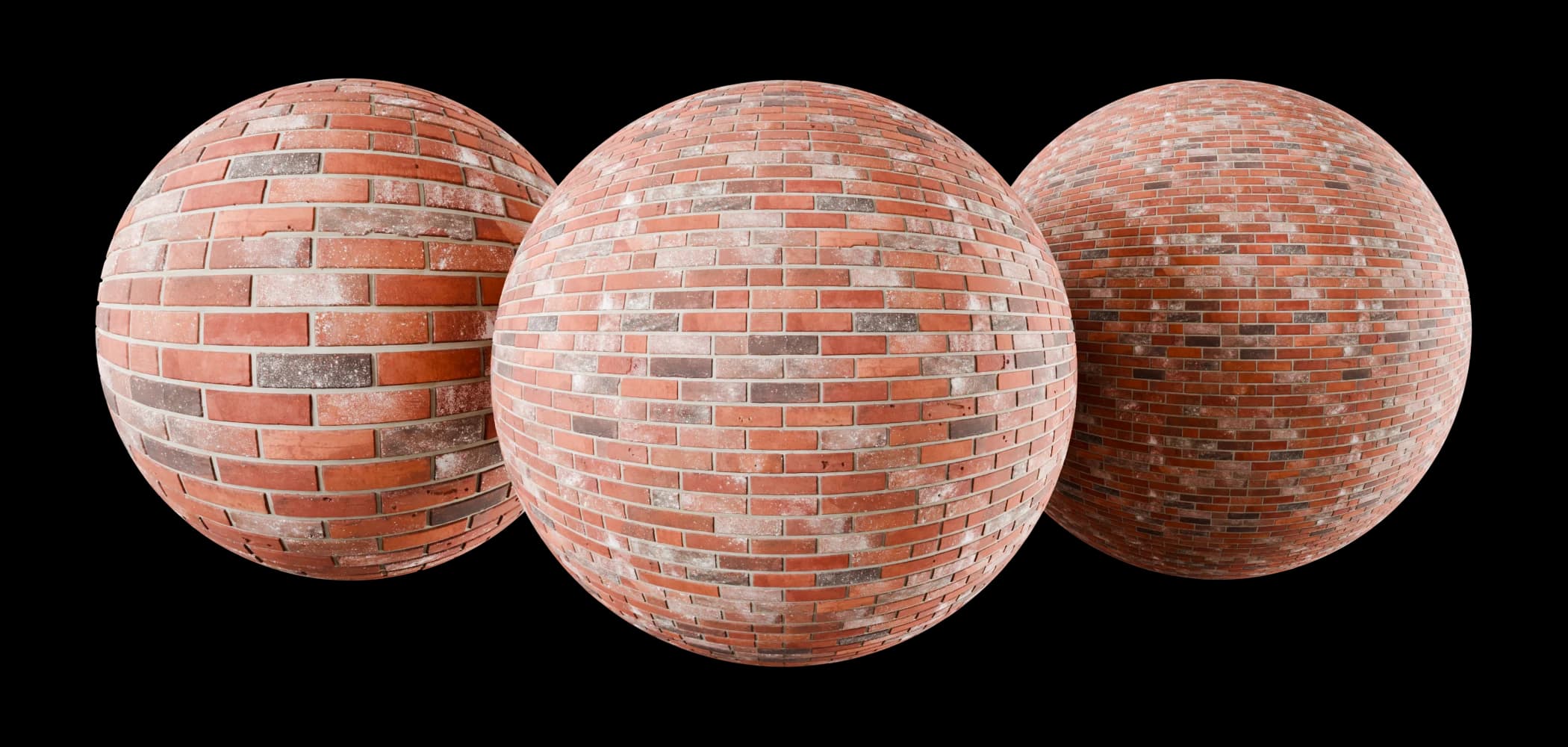 Variegated red clay brick masonry 01 render 1 of 5