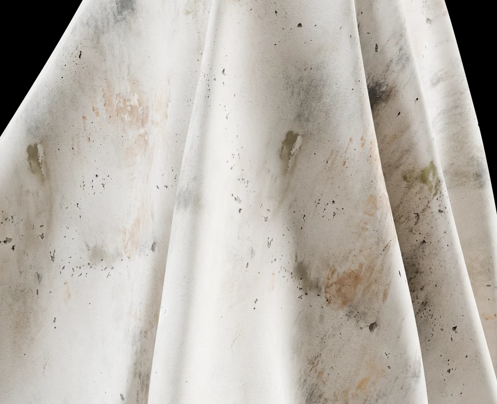 Weathered pale exterior plaster 02 render 5 of 5