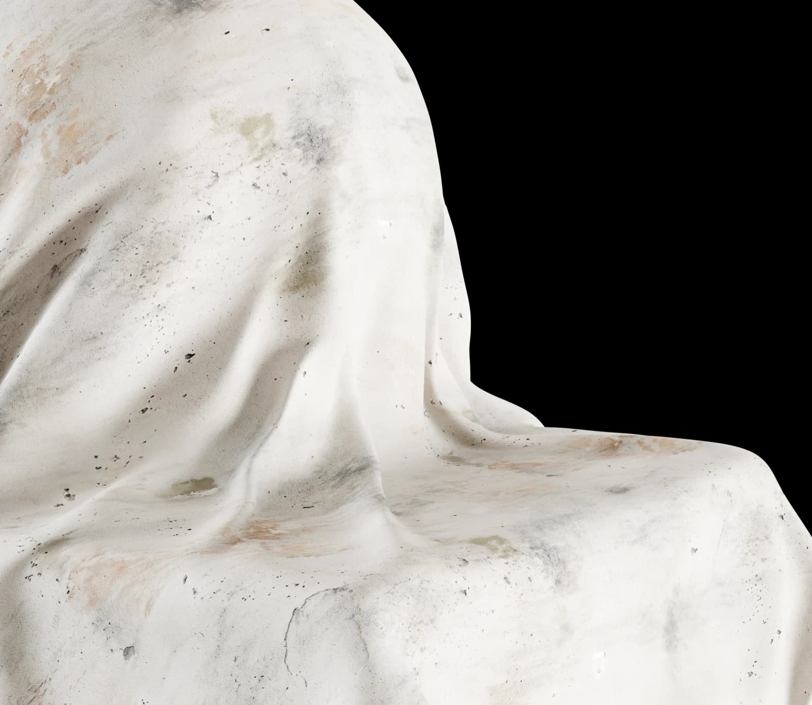 Weathered pale exterior plaster 02 render 3 of 5