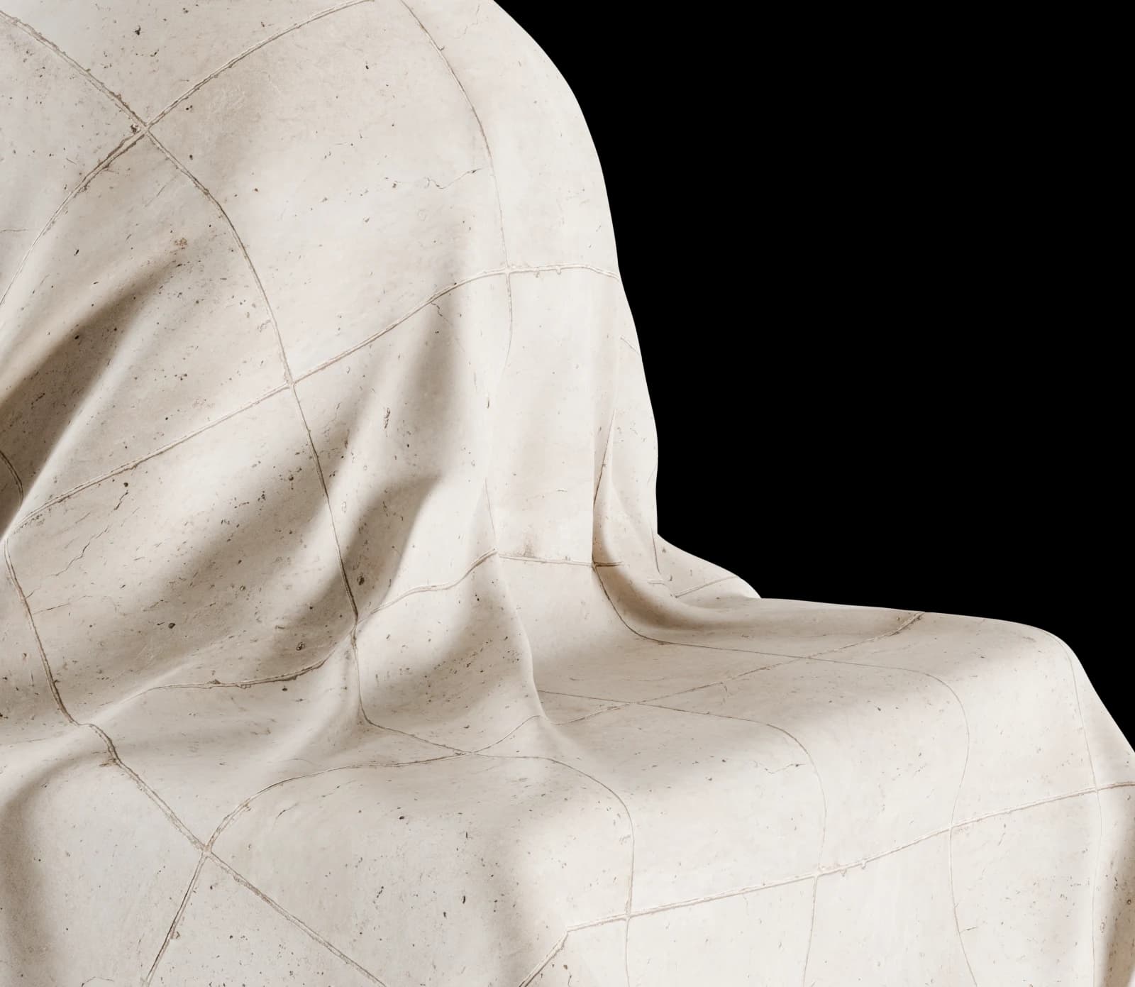 Weathered pale limestone wall slabs 01 render 3 of 5