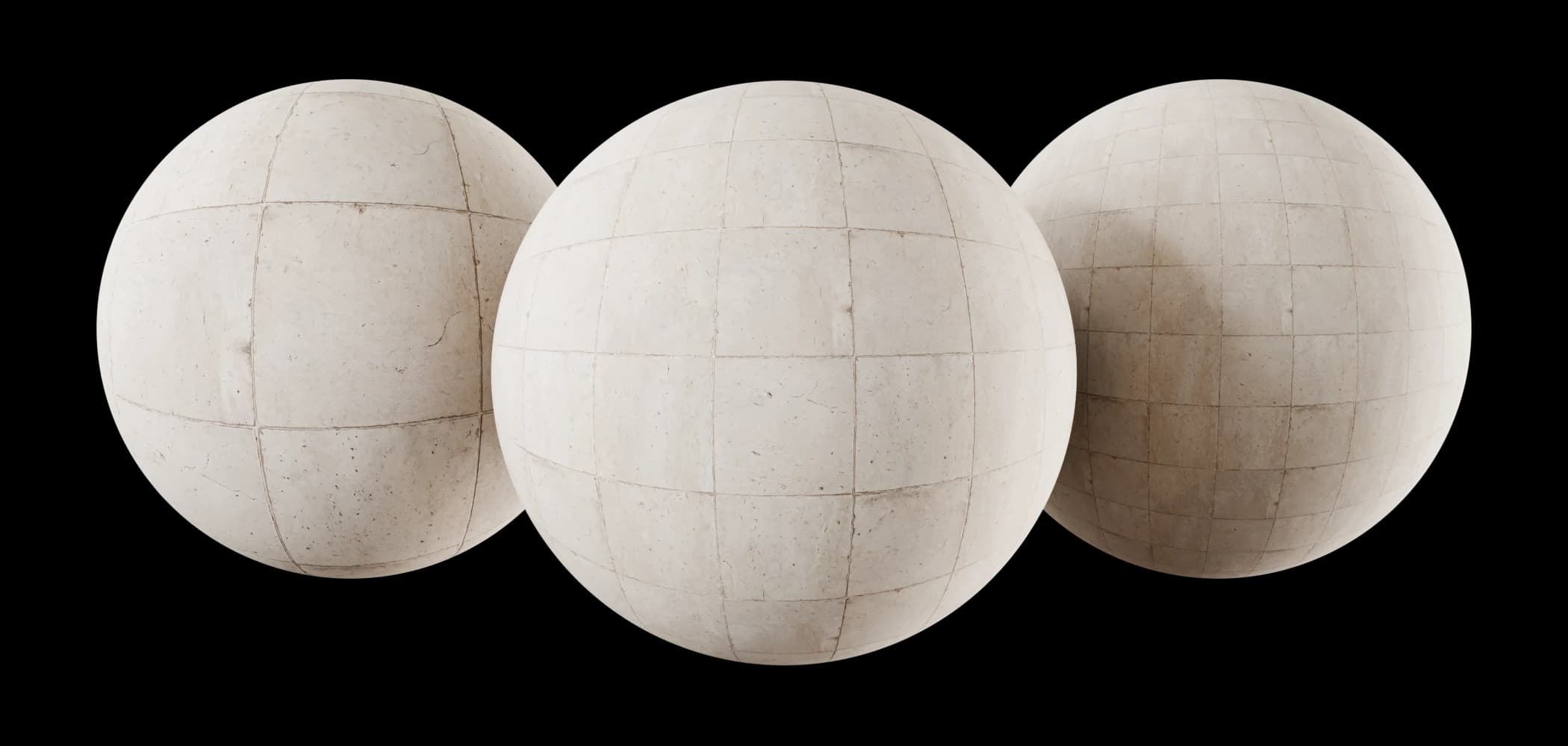 Weathered pale limestone wall slabs 01 render 1 of 5