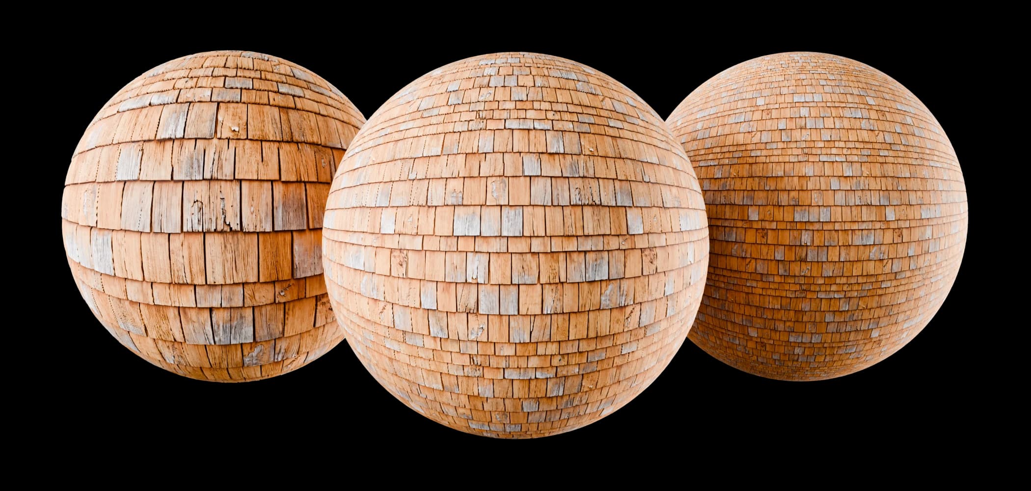 Weathered wood roof shingles 01 render 1 of 5
