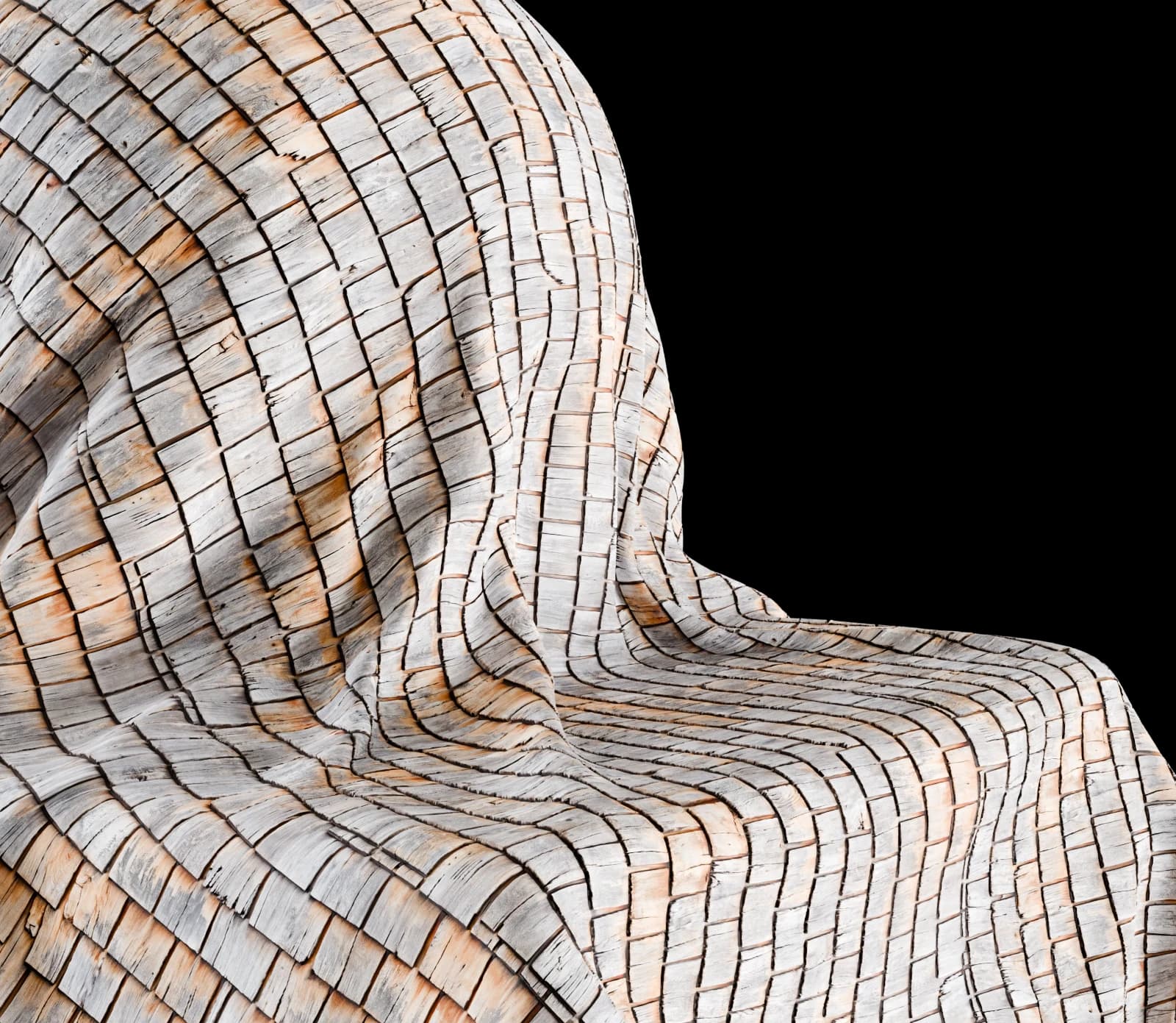 Weathered wood roof shingles 02 render 3 of 5