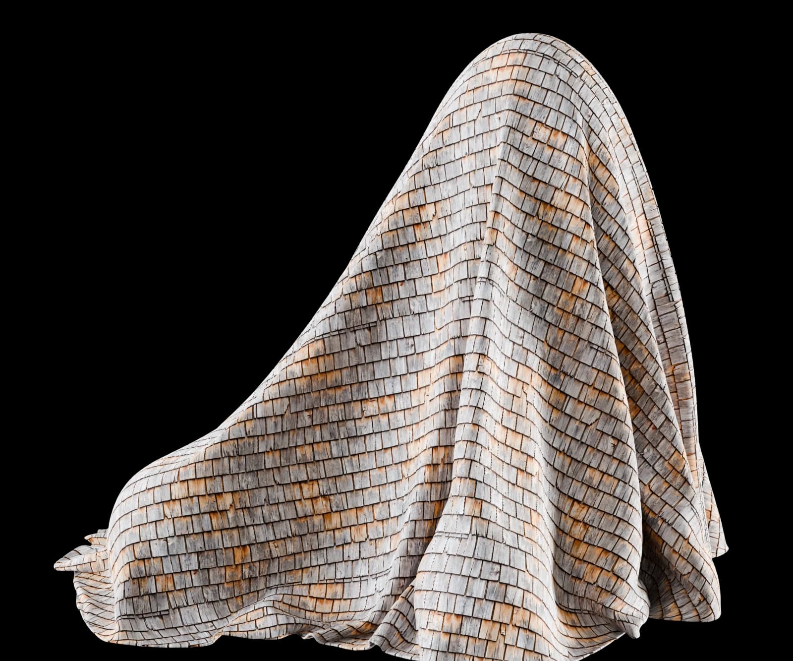 Weathered wood roof shingles 02 render 4 of 5