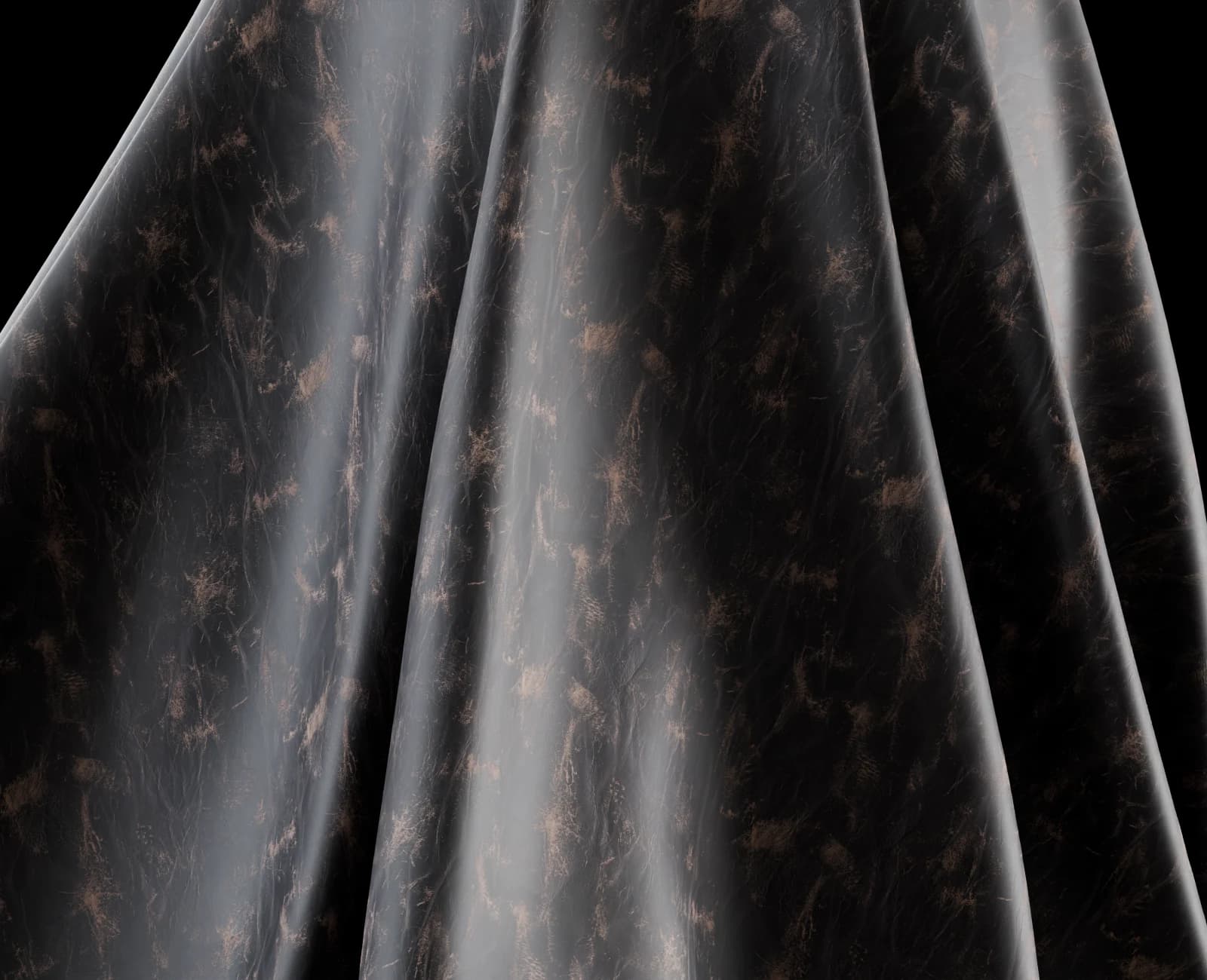 Worn black leather 02 render 5 of 5