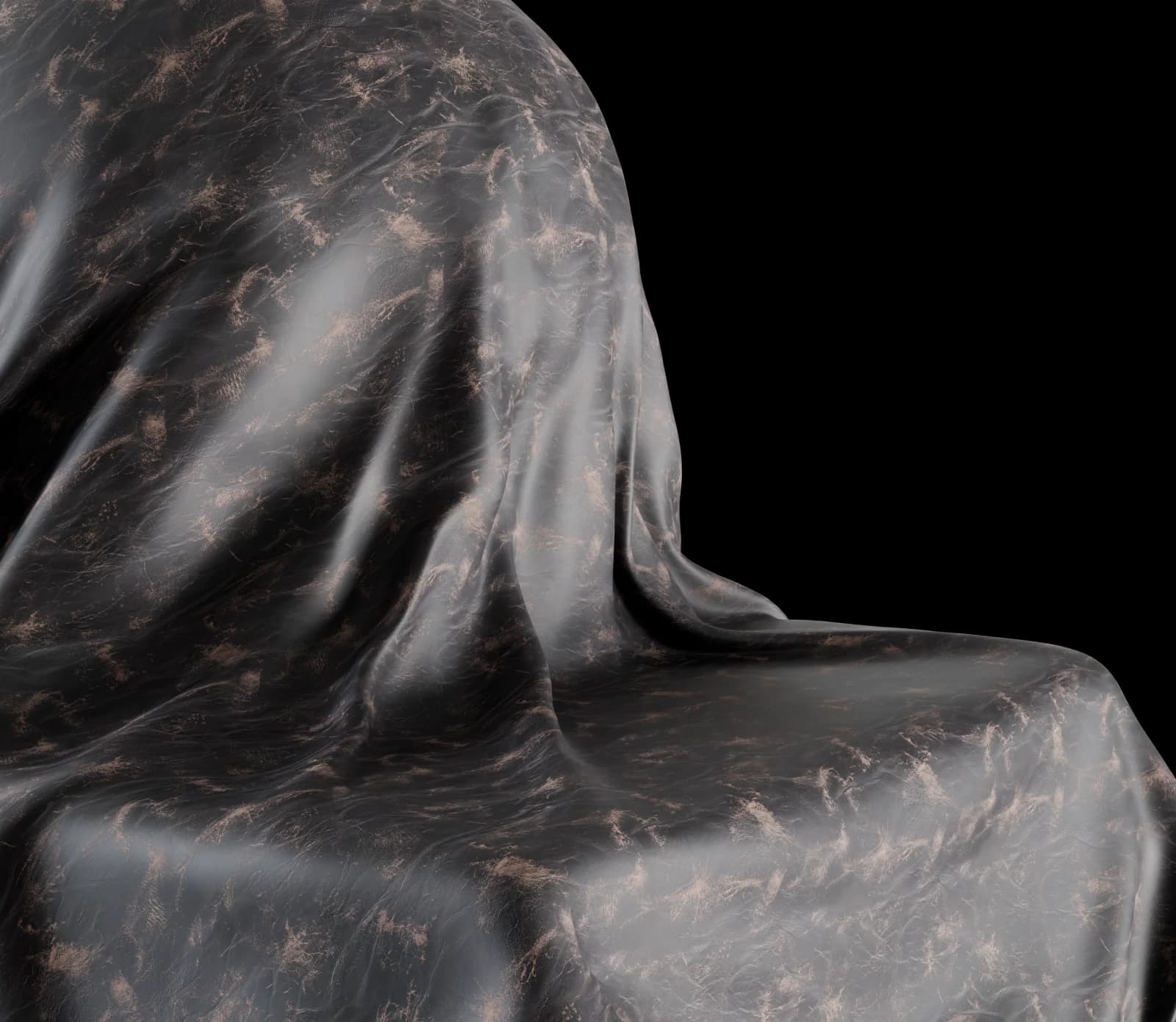 Worn black leather 02 render 3 of 5