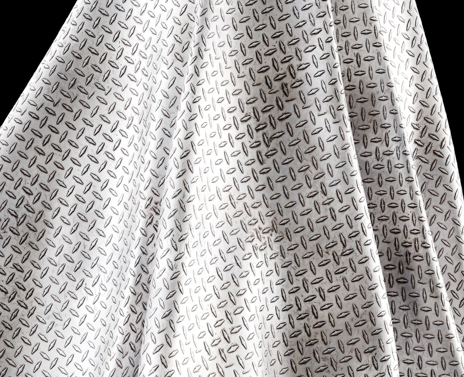 Worn diamond tread aluminium 02 render 5 of 5