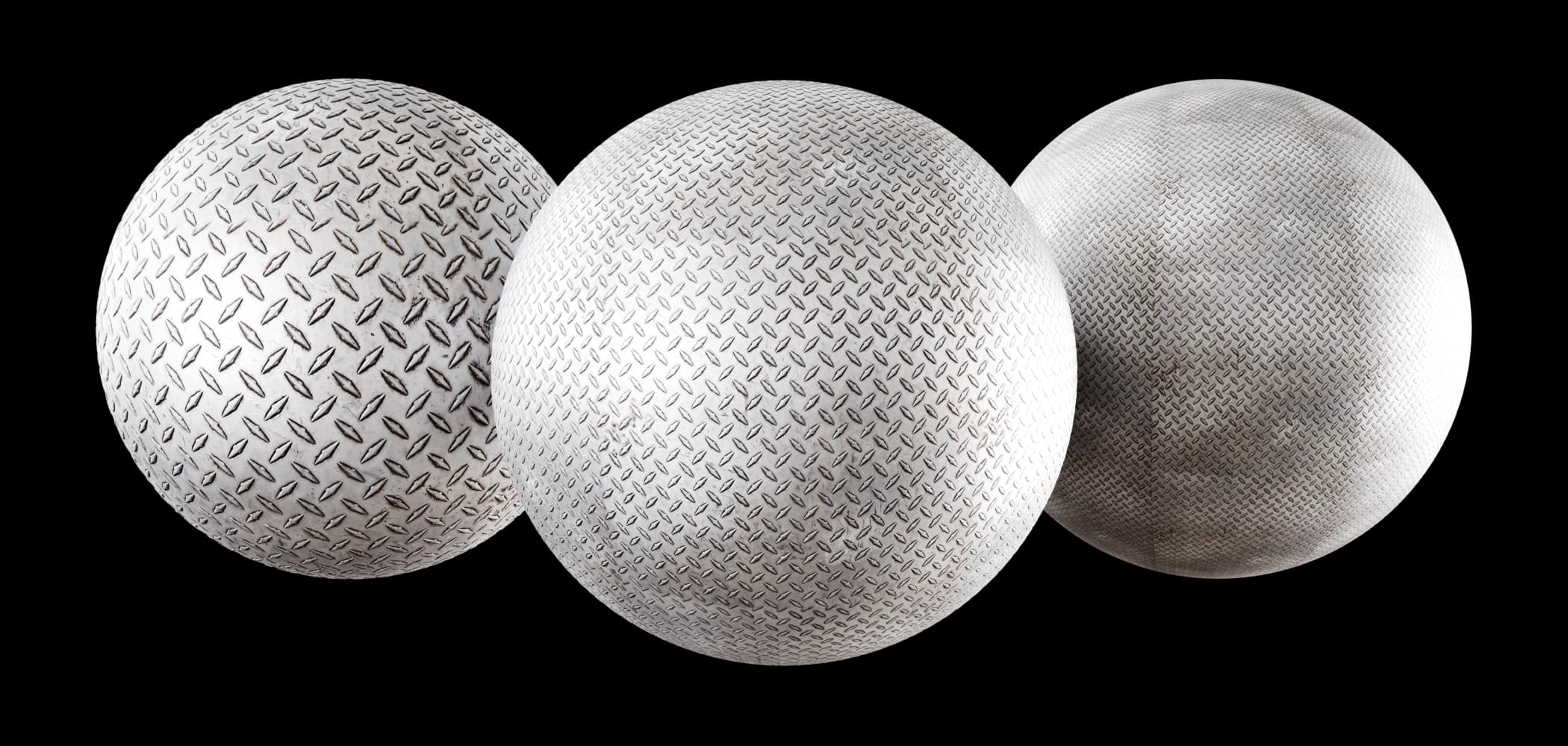 Worn diamond tread aluminium 02 render 1 of 5
