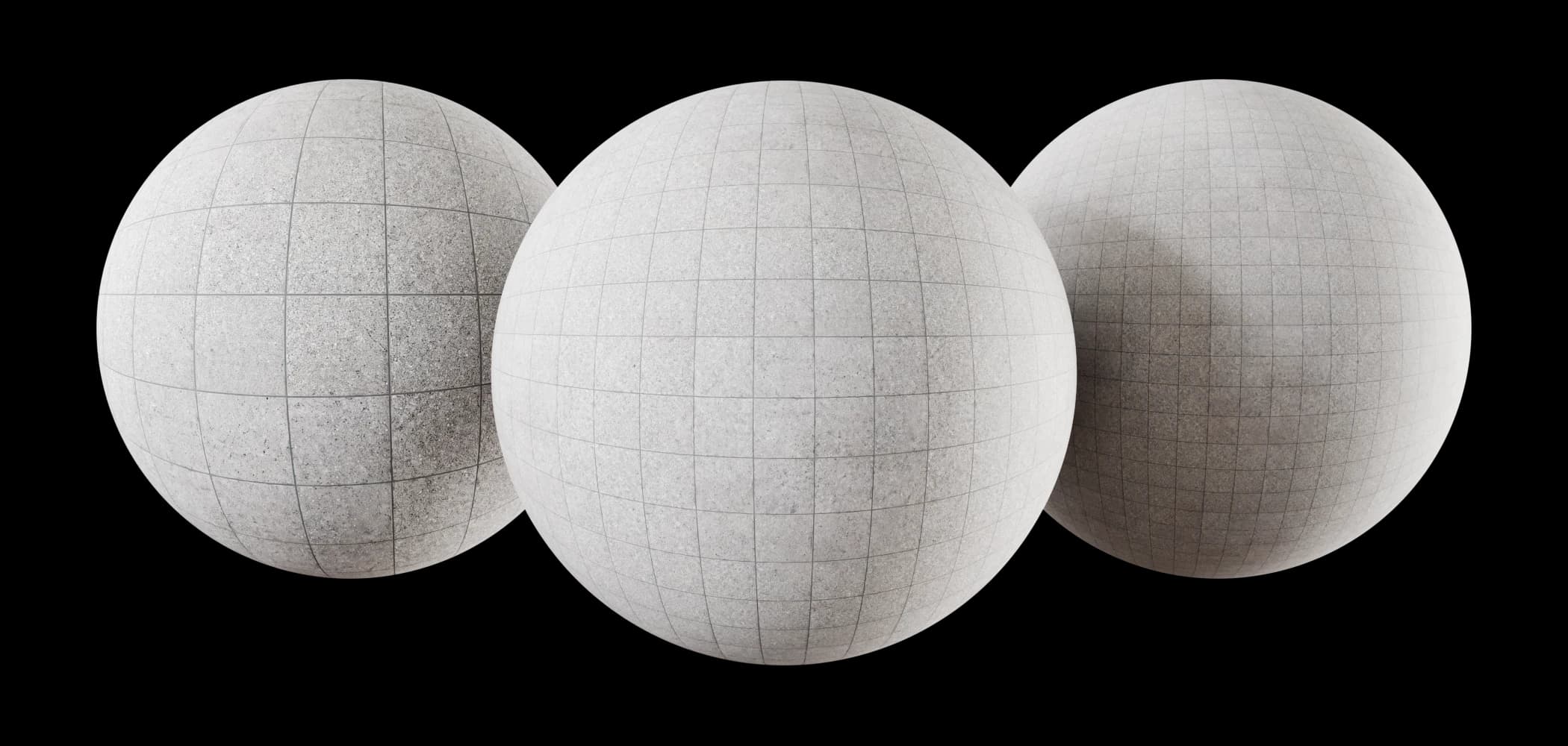 Worn grey speckled platform tiles 02 render 1 of 5