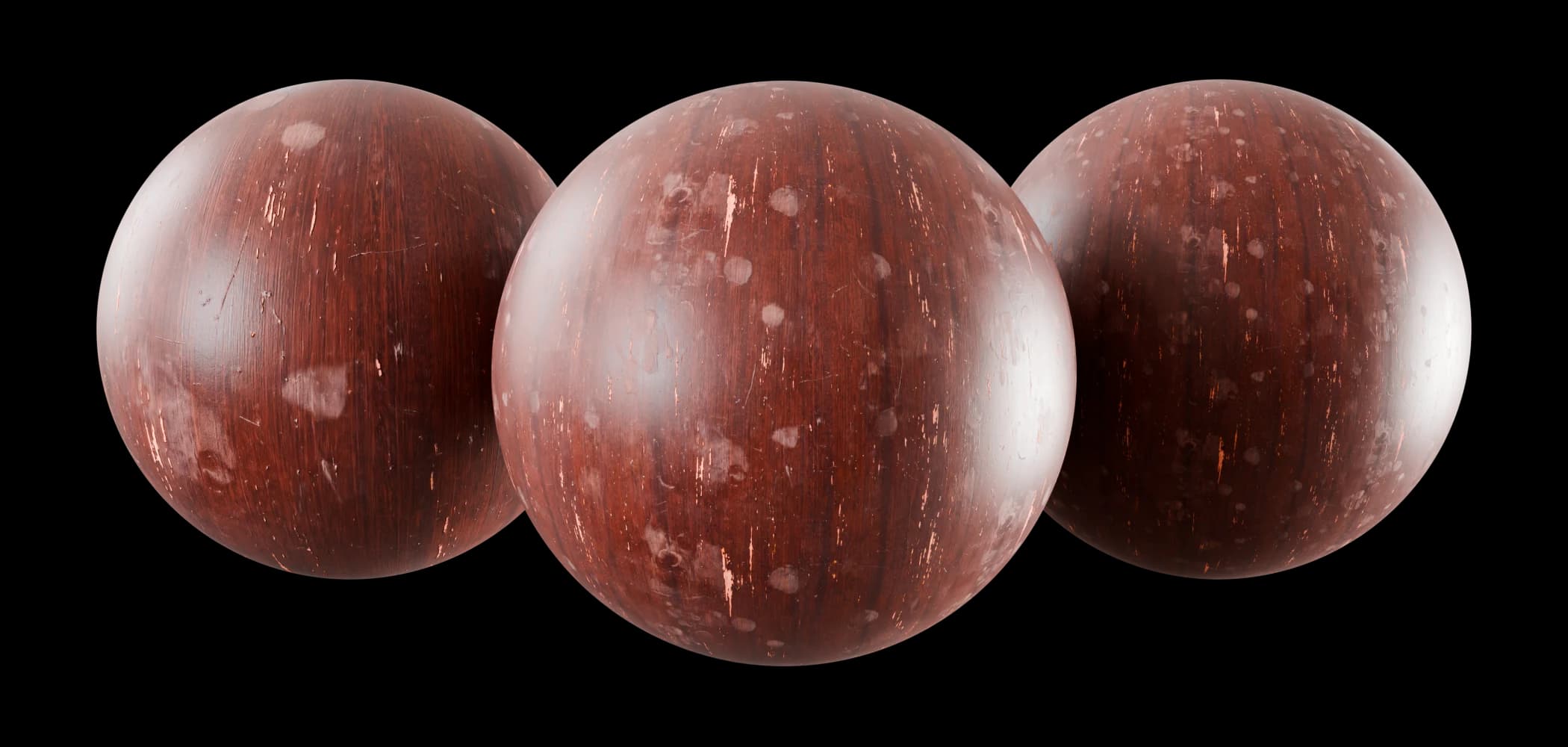 Worn Mahogany Table Top render 1 of 5