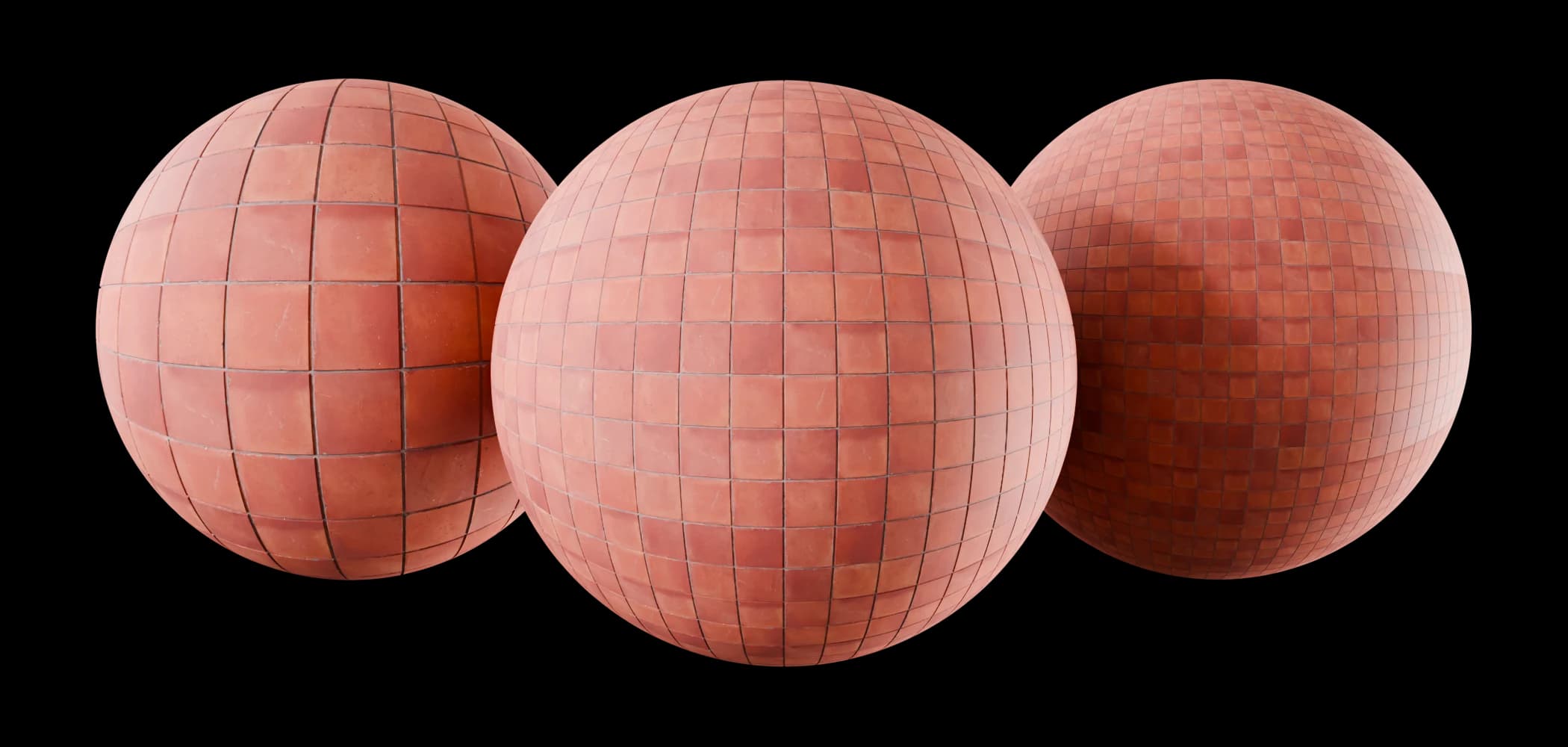 Worn terracotta floor tiles 02 render 1 of 5