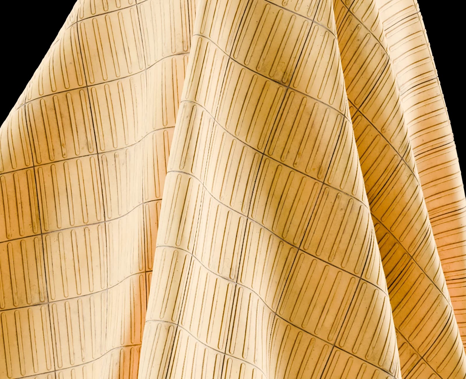 Worn yellow directional tactile paving 01 render 5 of 5
