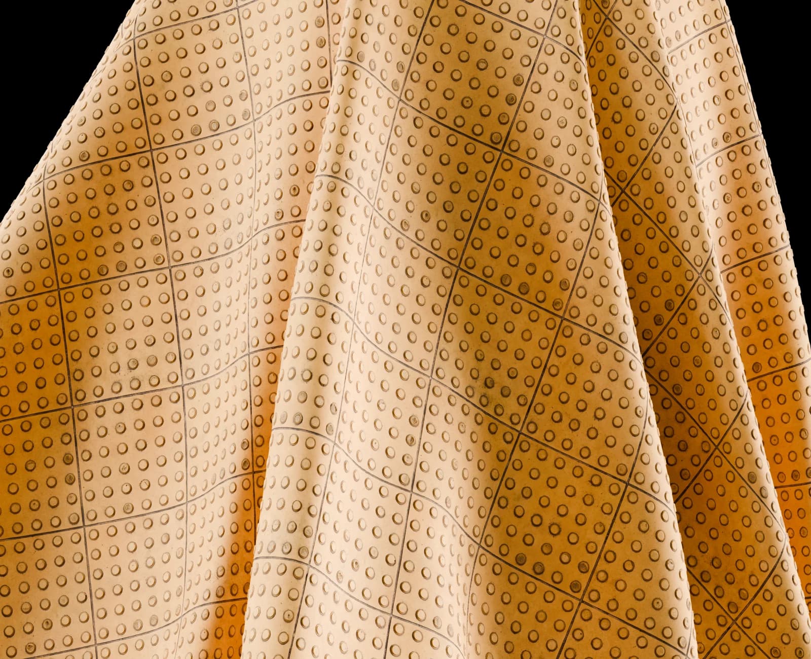 Worn yellow tactile stud paving 02 render 5 of 5