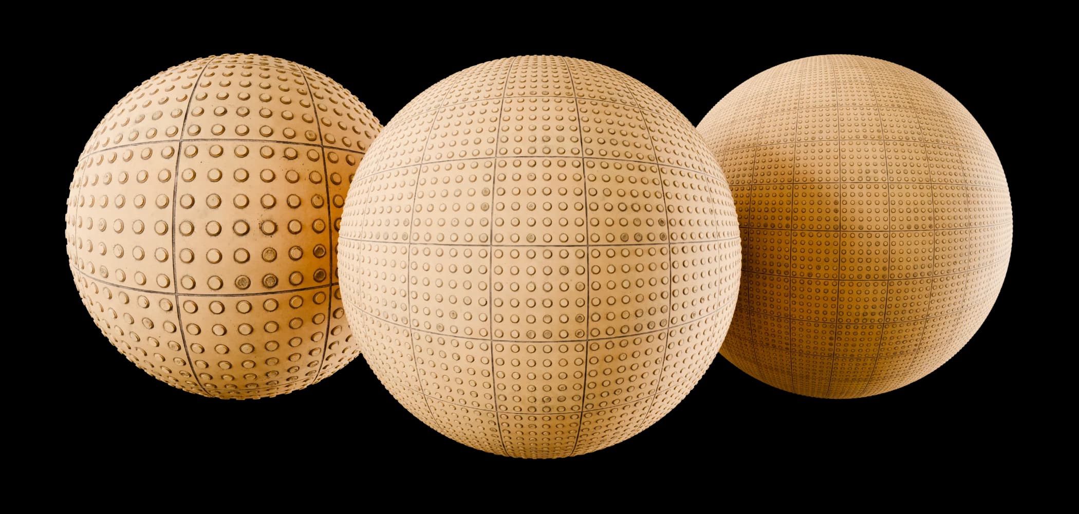 Worn yellow tactile stud paving 02 render 1 of 5