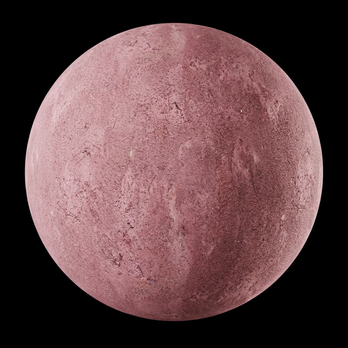 Burgundy roughcast stucco 01, seamless PBR texture render