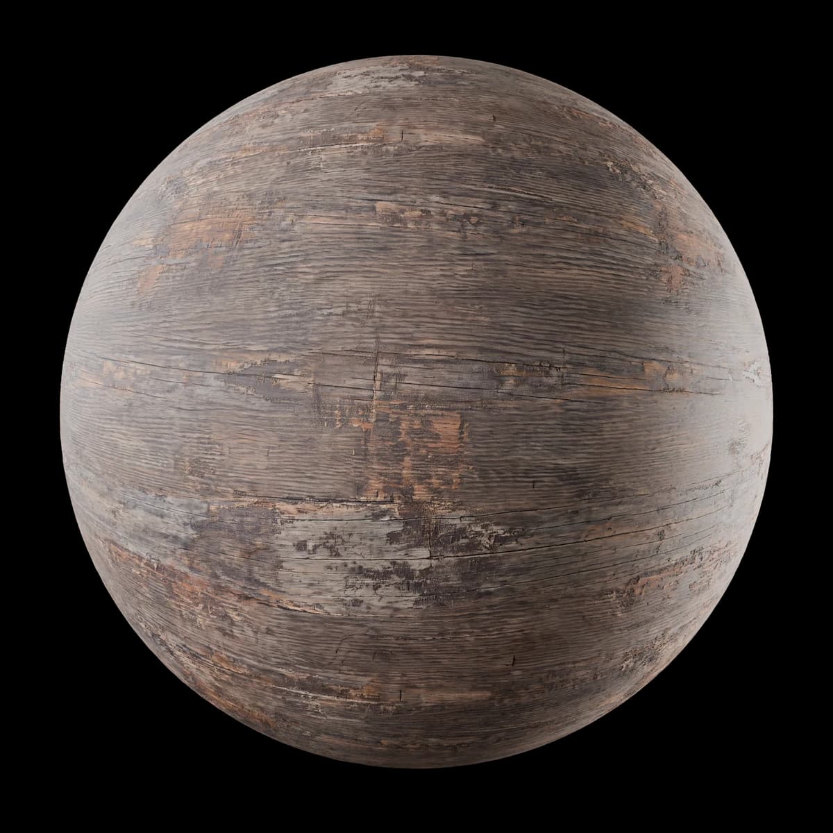 Dark weathered door wood 01, texture render
