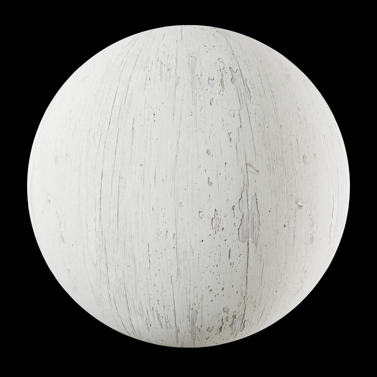 Flaking off-white joinery 01, seamless PBR texture render
