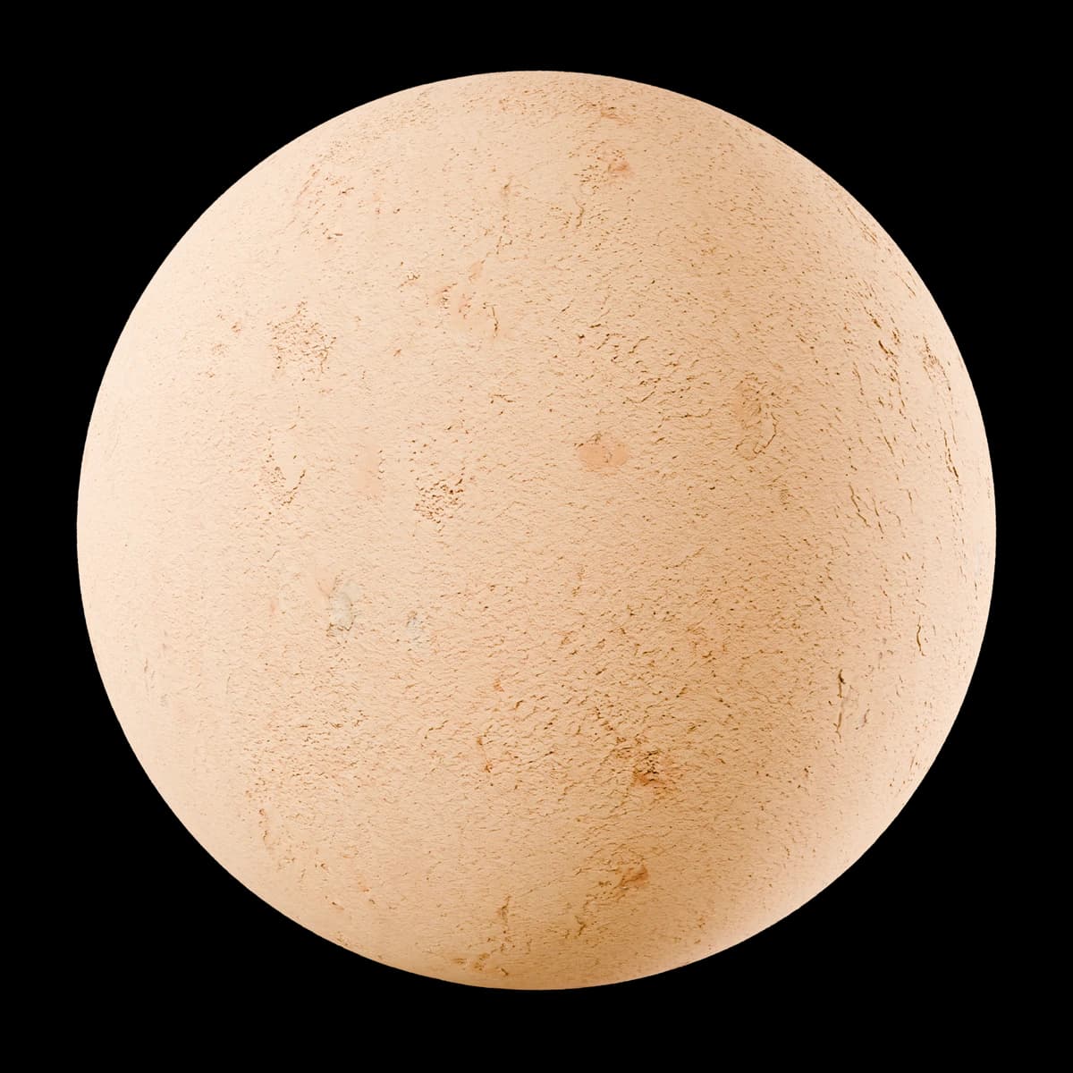 Ochre roughcast stucco 01, seamless PBR texture render