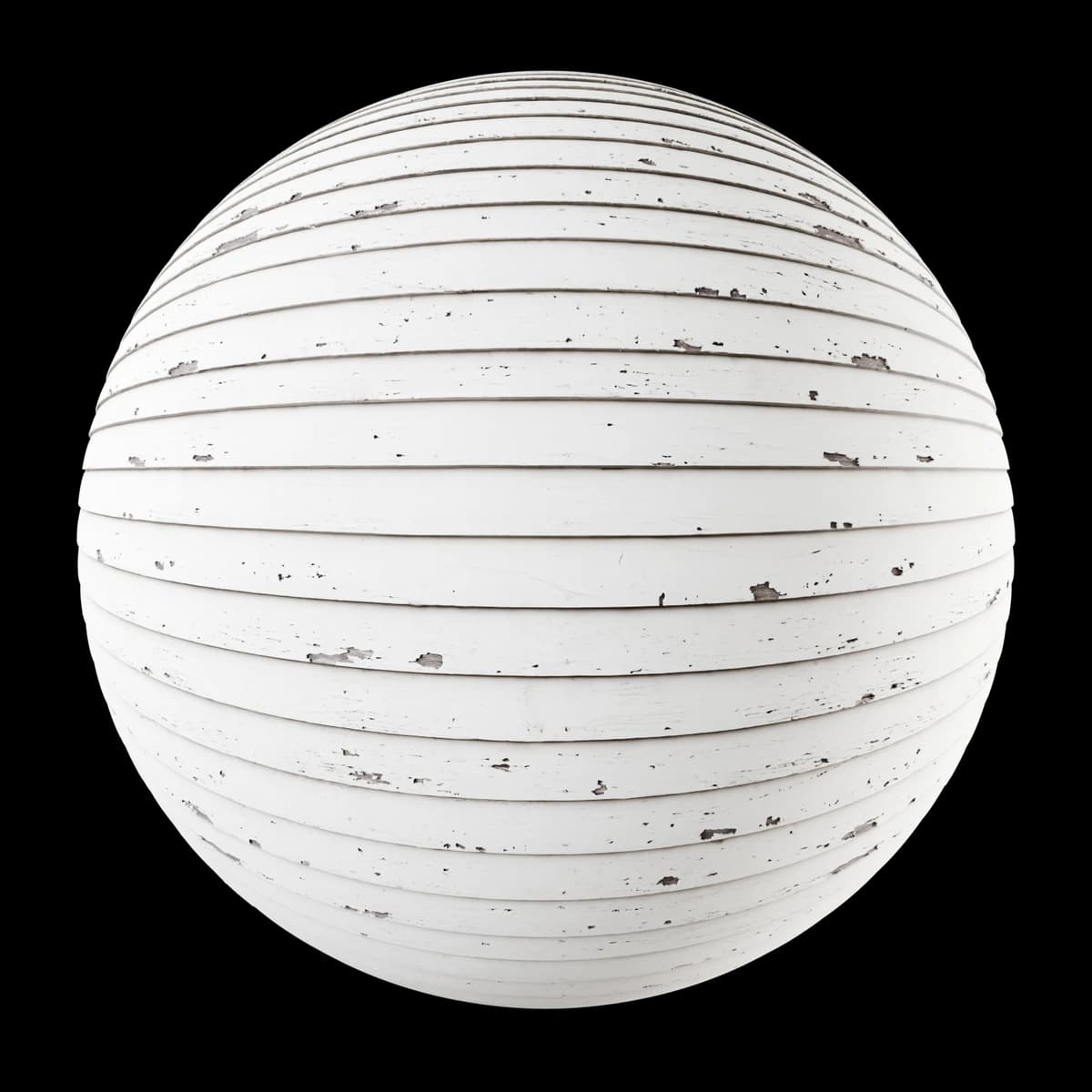 Peeling white-painted timber clapboard siding 02, texture render