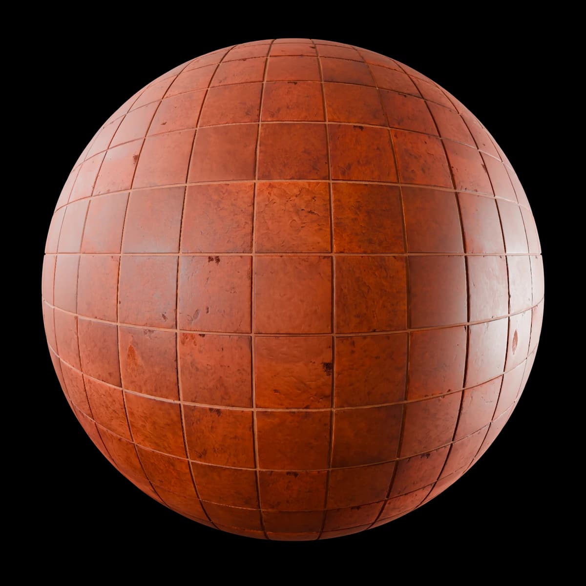 Russet textured ceramic floor tiles 01