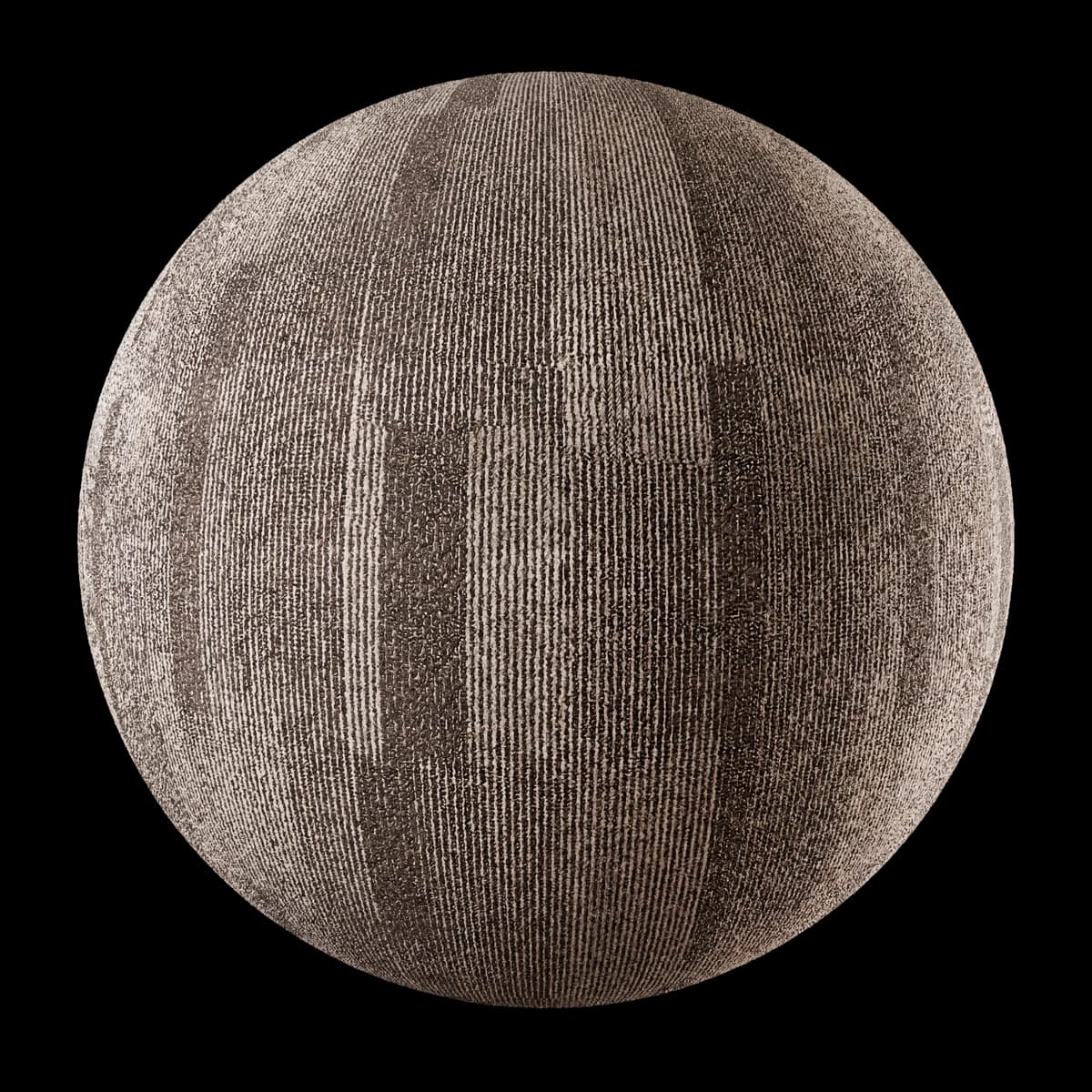 Taupe Linear Carpet Tile, seamless PBR texture render