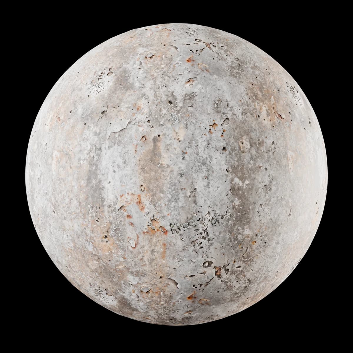Weathered grey stone 01, texture render