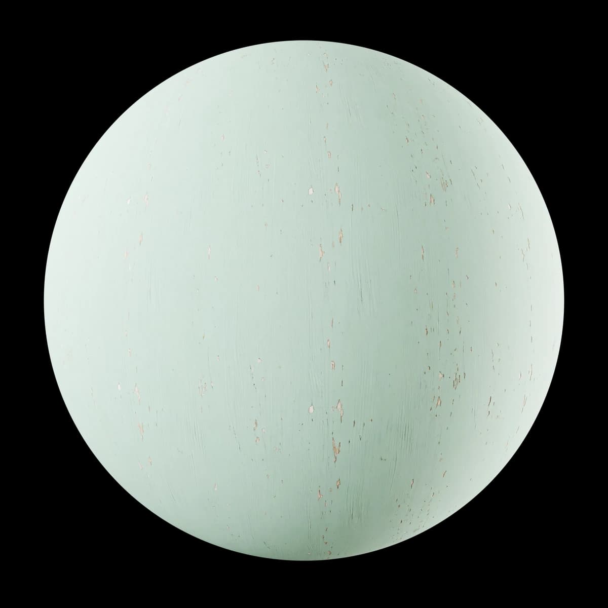 Worn mint-green painted wood trim 02