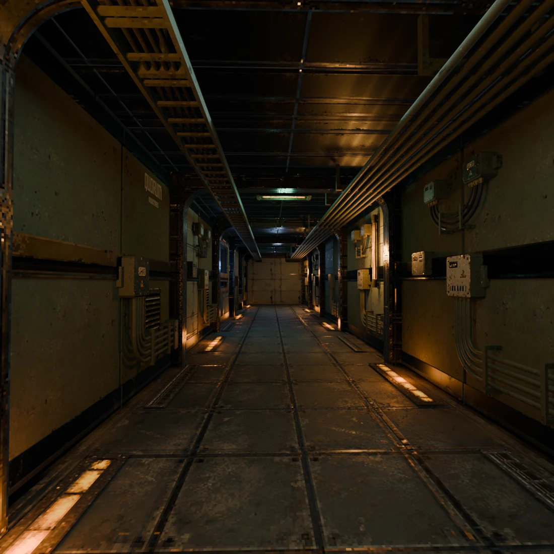 QUORUM Assembled Hallway Section, view 1