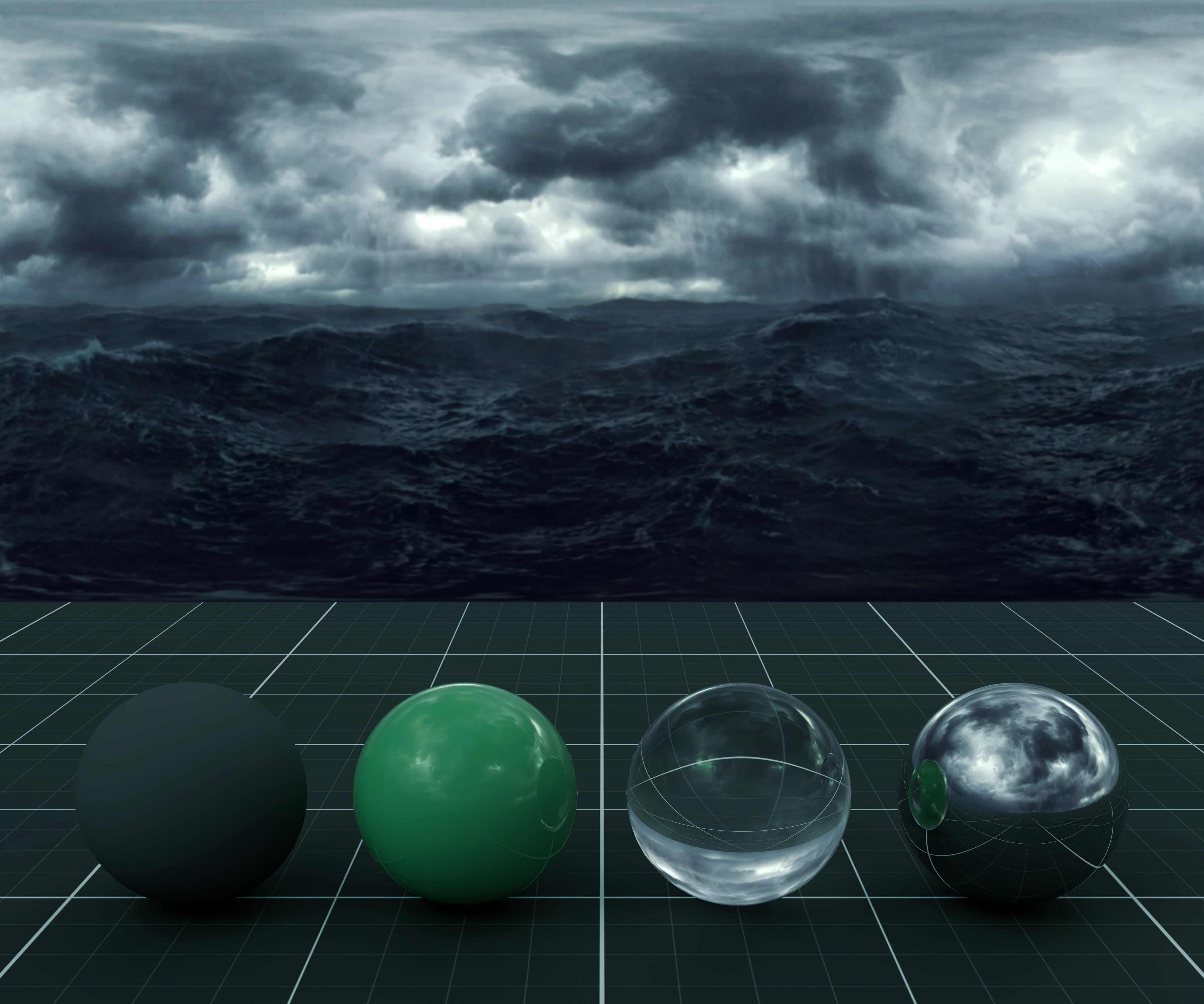 Storm sea