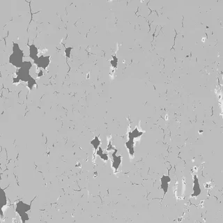 Aged cream-painted iron 02 Roughness map
