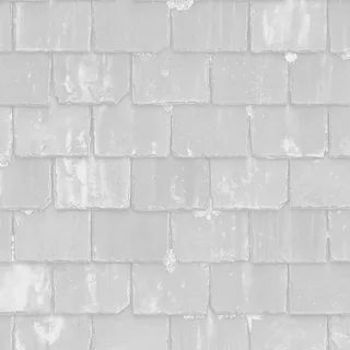 Aged dark brown roof tiles 01 Roughness map