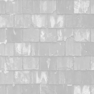 Aged dark brown roof tiles 02 Roughness map