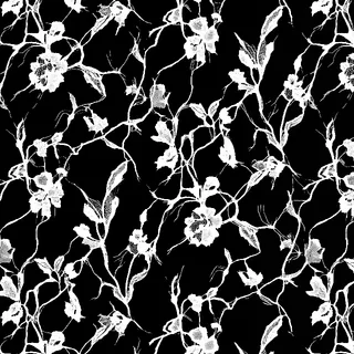 Aged floral lace curtain 01 Opacity / Alpha map