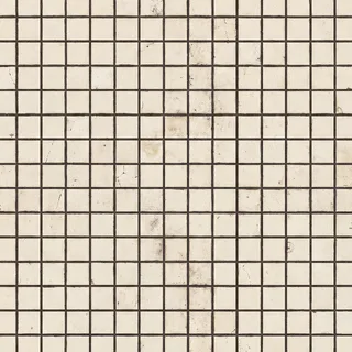 Aged ivory ceramic mosaic tiles 02 Diffuse / Albedo map